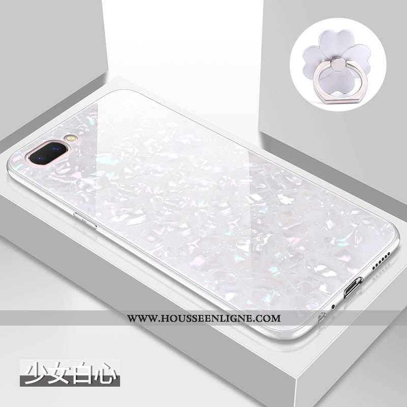Étui Oppo Ax5 Légère Fluide Doux Verre Légères Téléphone Portable Protection Ornements Suspendus Bla