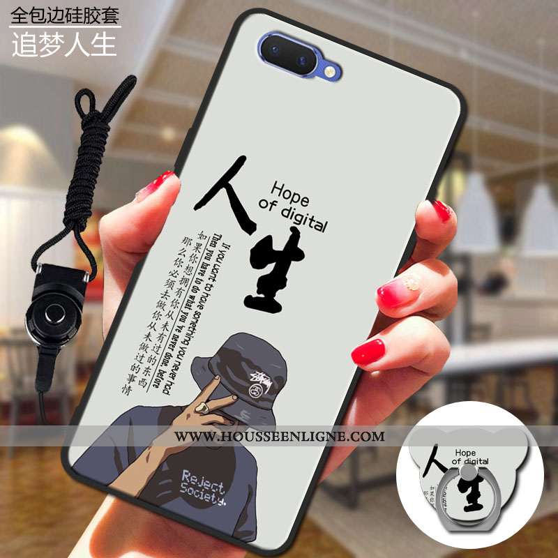 Étui Oppo Ax5 Protection Tendance Fluide Doux Téléphone Portable Incassable Coque Beige