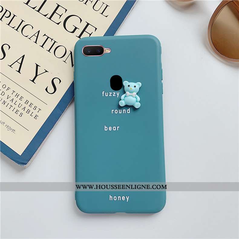 Étui Oppo Ax7 Dessin Animé Tendance Animal Coque Protection Incassable Dimensionnel Rouge