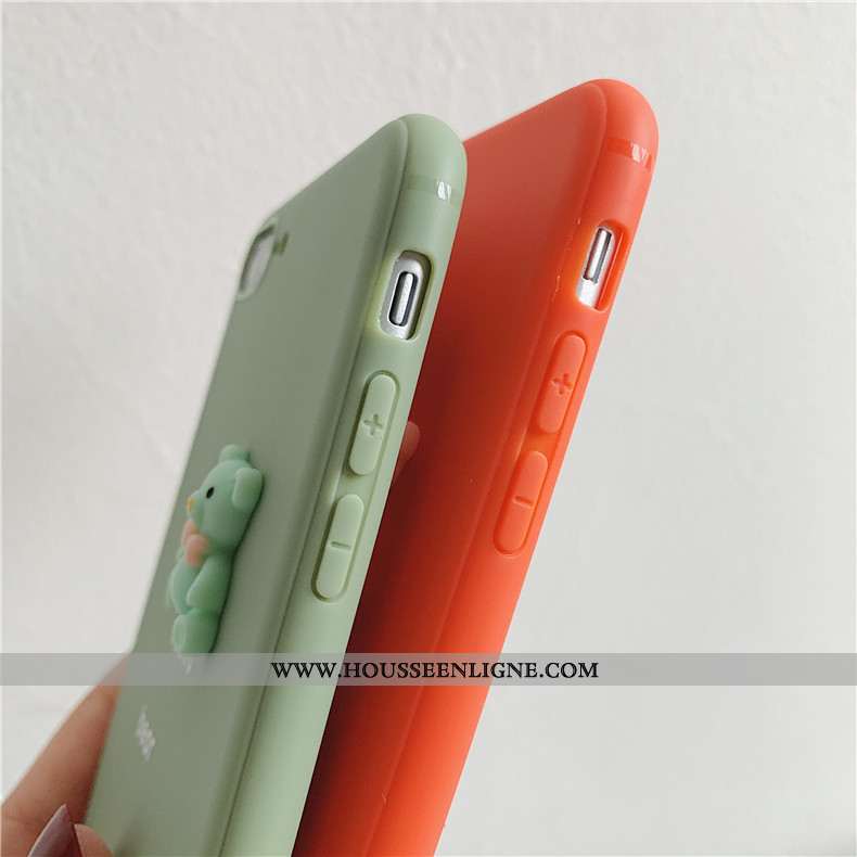 Étui Oppo Ax7 Dessin Animé Tendance Animal Coque Protection Incassable Dimensionnel Rouge