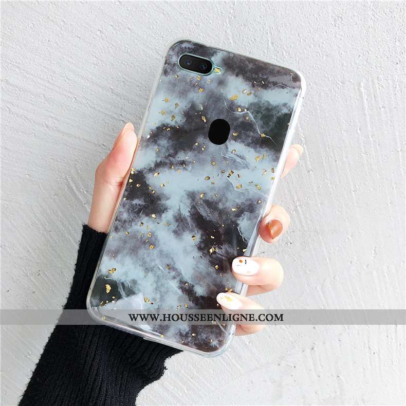 Étui Oppo Ax7 Personnalité Créatif Incassable Tendance Silicone Téléphone Portable Protection Violet