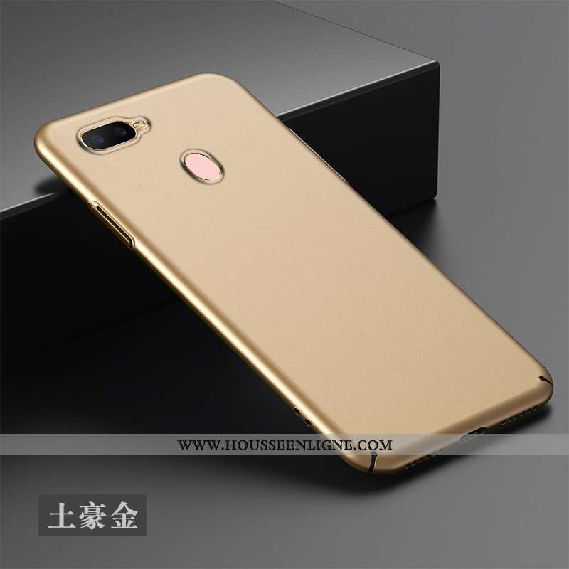Étui Oppo Ax7 Ultra Légère Difficile Nouveau Net Rouge Simple Protection Doré