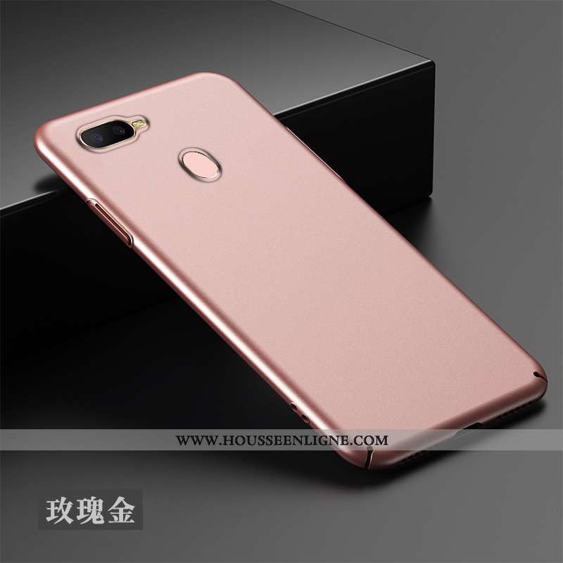 Étui Oppo Ax7 Ultra Légère Difficile Nouveau Net Rouge Simple Protection Doré
