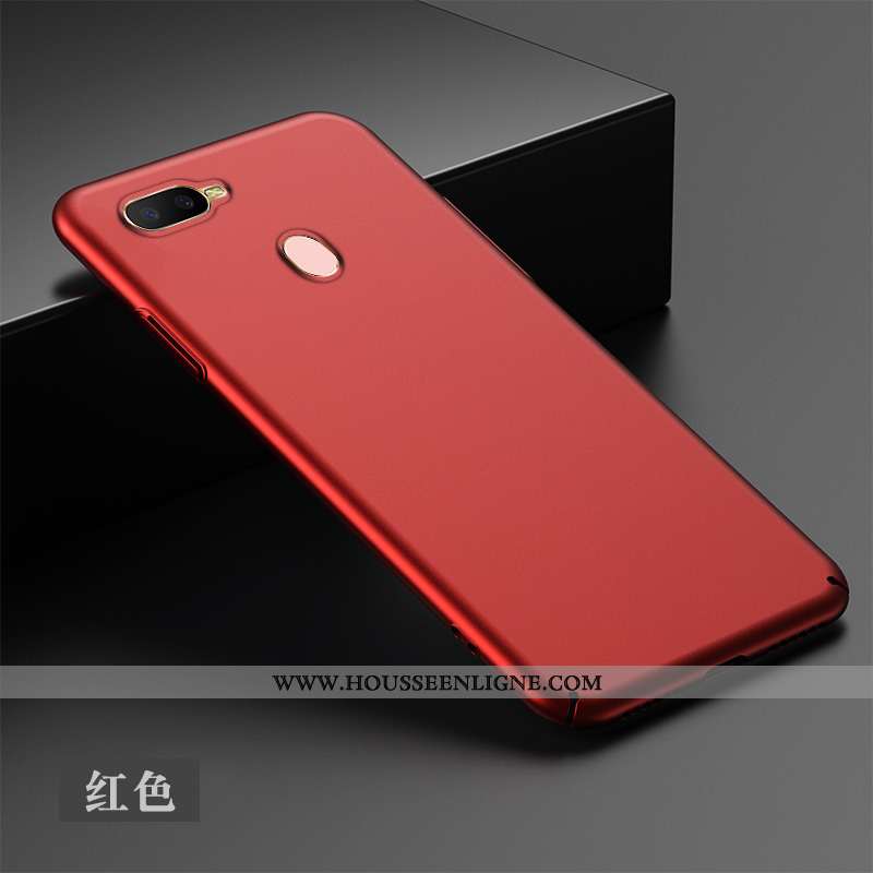Étui Oppo Ax7 Ultra Légère Difficile Nouveau Net Rouge Simple Protection Doré
