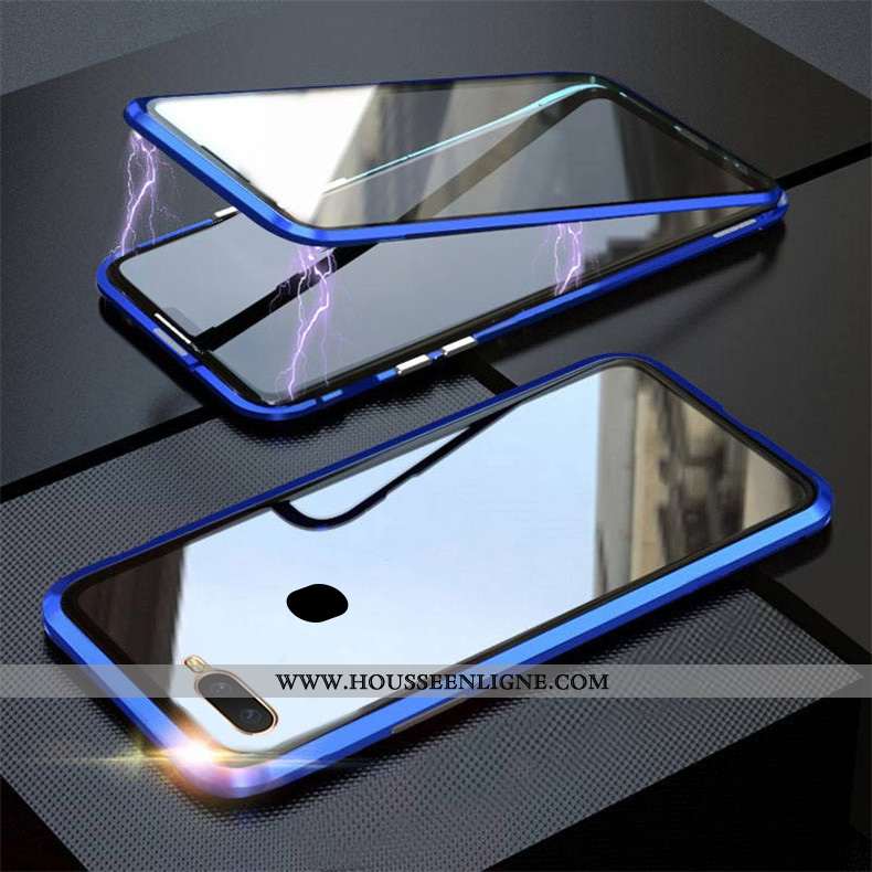 Étui Oppo Ax7 Verre Personnalité Noir Coque Téléphone Portable Tout Compris