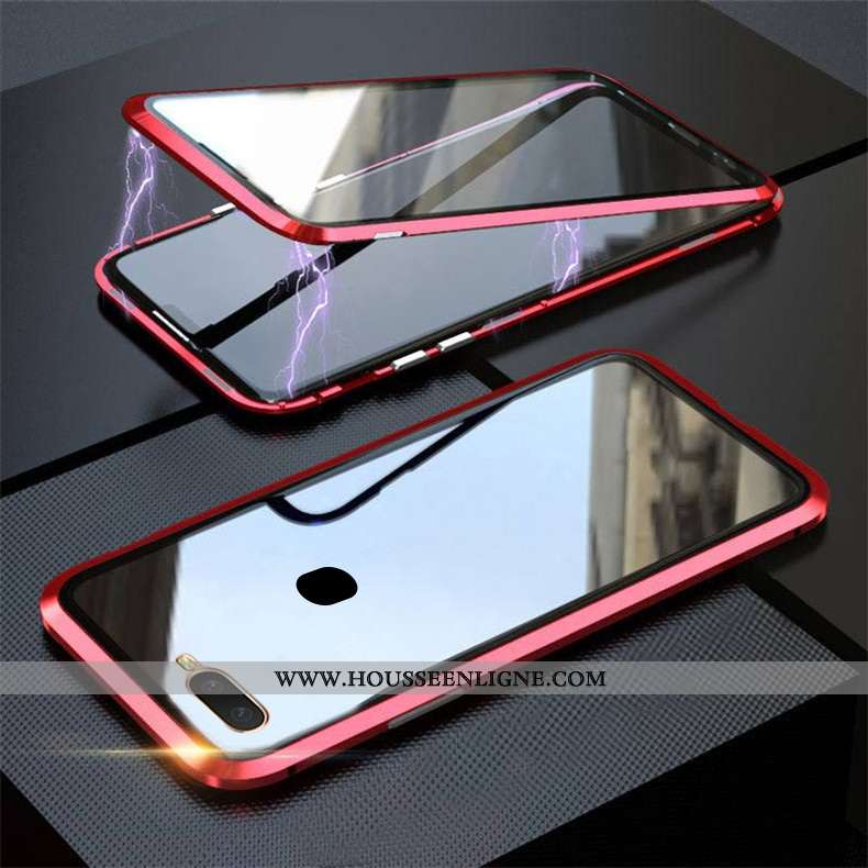 Étui Oppo Ax7 Verre Personnalité Noir Coque Téléphone Portable Tout Compris