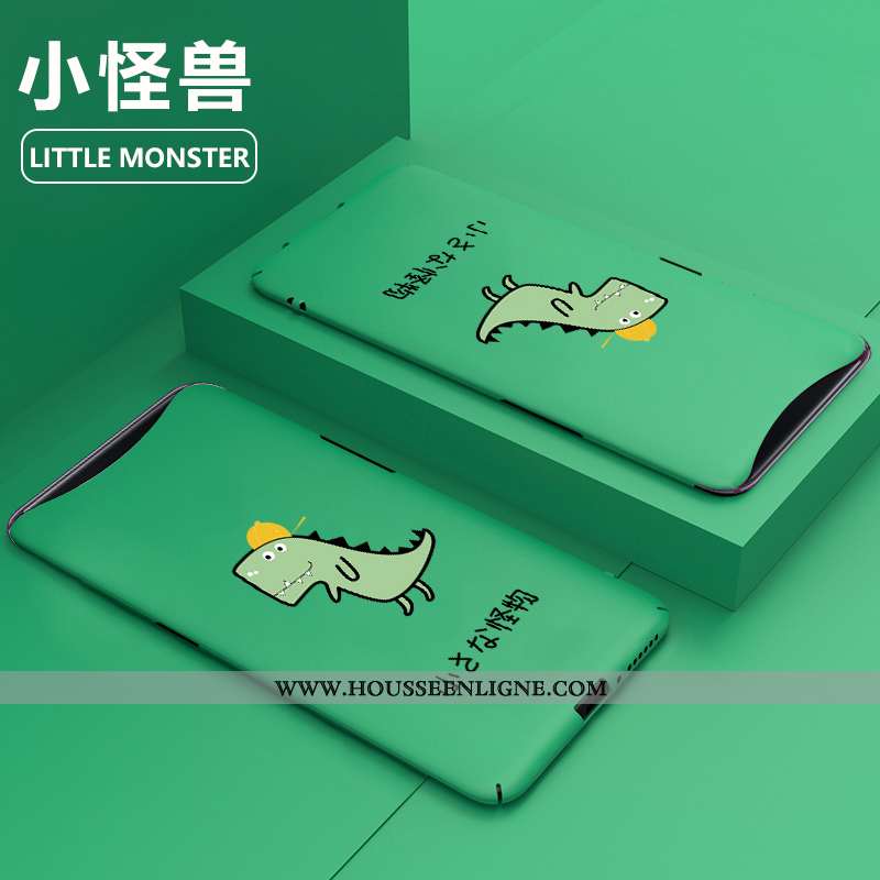 Étui Oppo Find X Dessin Animé Tendance Délavé En Daim Coque Bleu Téléphone Portable Personnalité