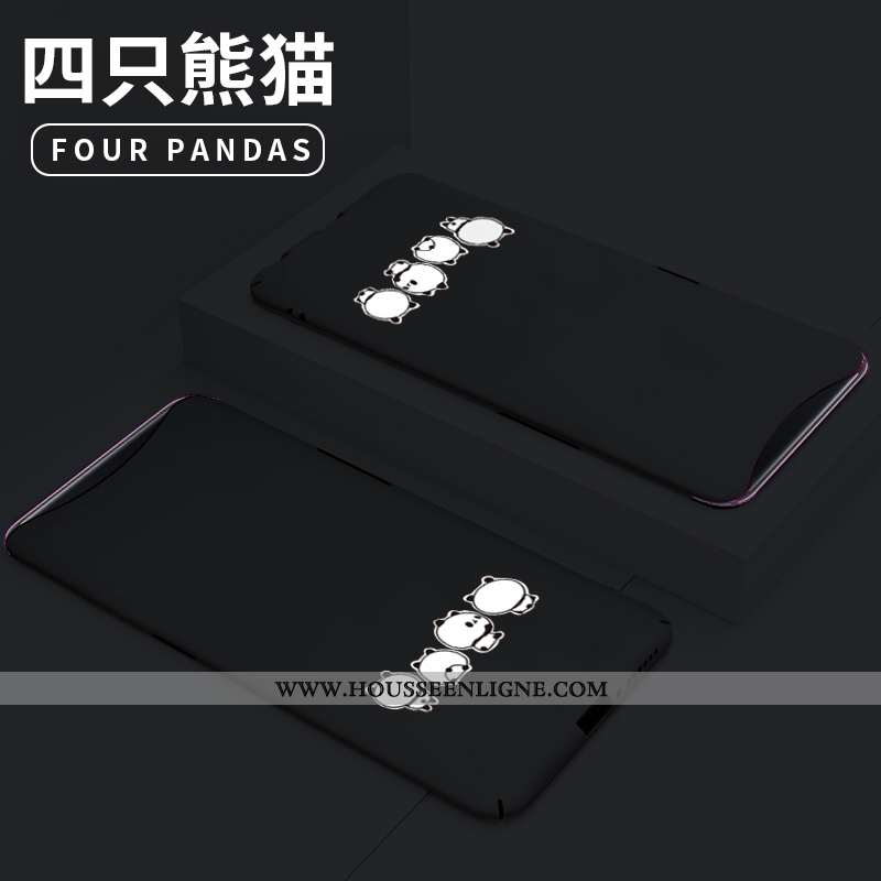 Étui Oppo Find X Dessin Animé Tendance Délavé En Daim Coque Bleu Téléphone Portable Personnalité