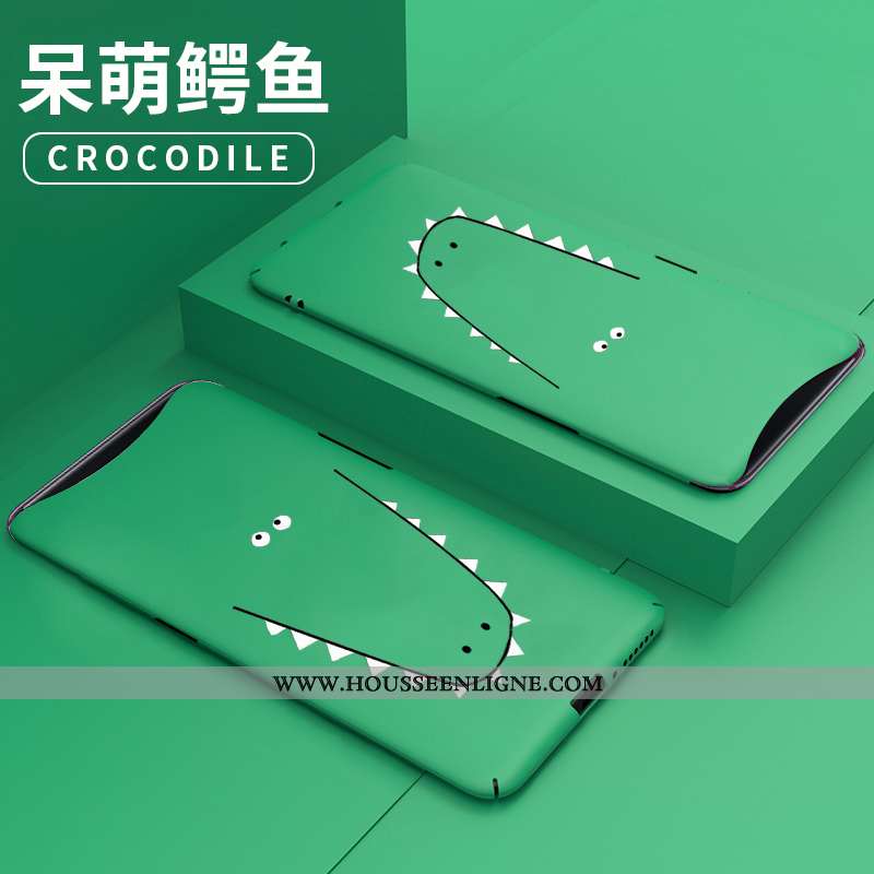 Étui Oppo Find X Dessin Animé Tendance Délavé En Daim Coque Bleu Téléphone Portable Personnalité