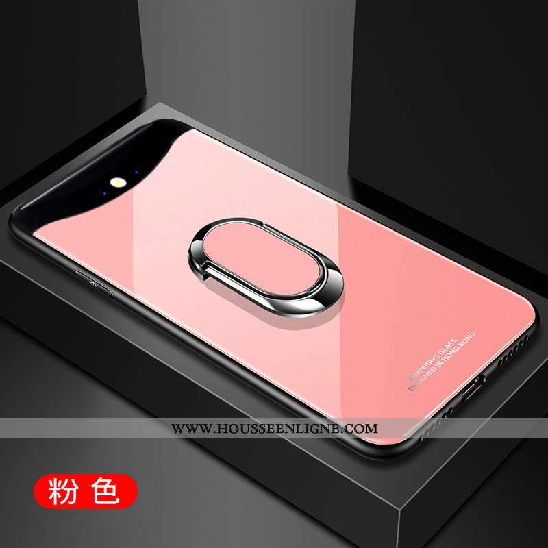 Étui Oppo Find X Protection Verre Téléphone Portable Difficile Simple Incassable Blanche