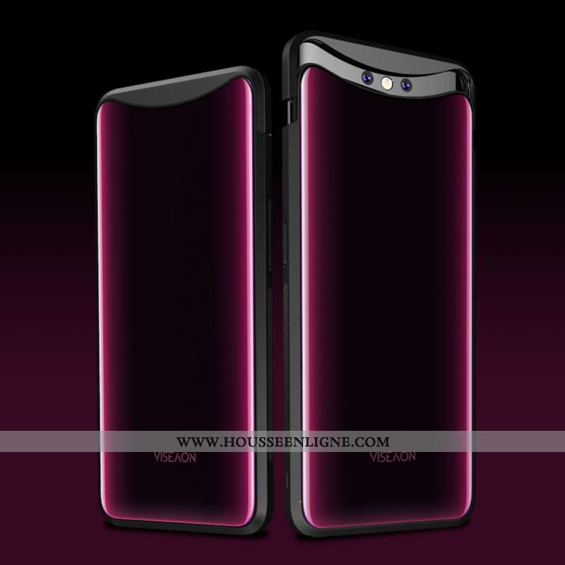 Étui Oppo Find X Tendance Légère Fluide Doux Incassable Ultra Tout Compris Haute Noir