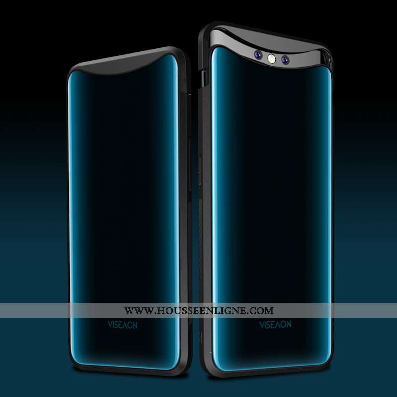 Étui Oppo Find X Tendance Légère Fluide Doux Incassable Ultra Tout Compris Haute Noir