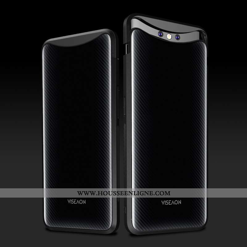Étui Oppo Find X Tendance Légère Fluide Doux Incassable Ultra Tout Compris Haute Noir