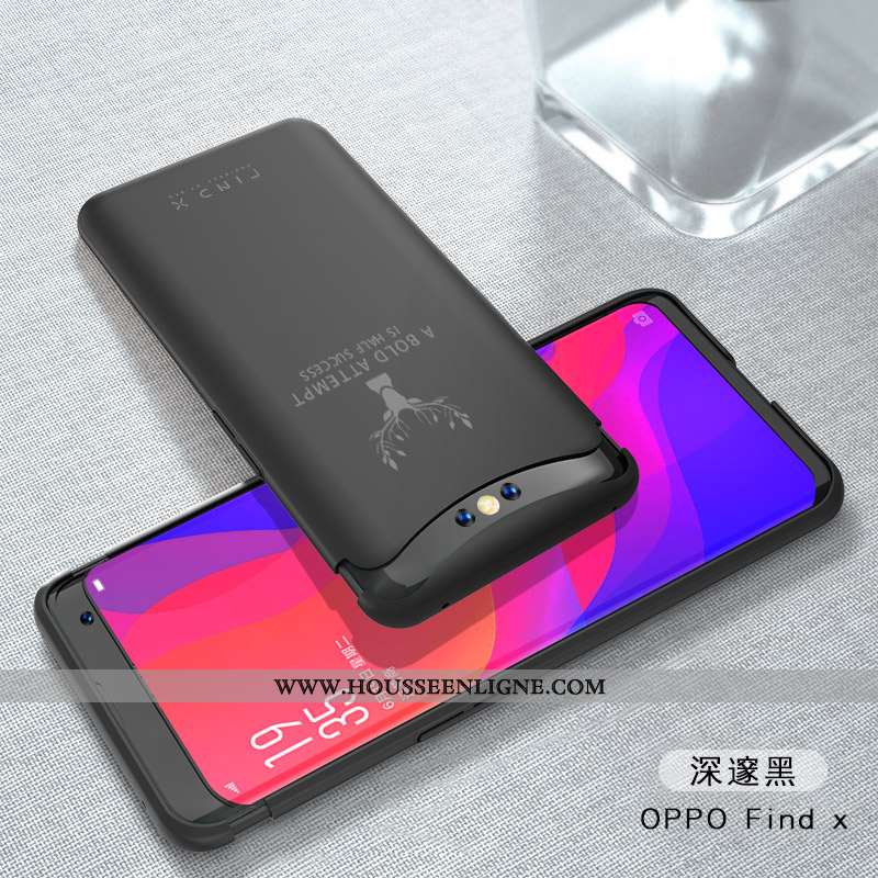 Étui Oppo Find X Tendance Légère Nouveau Amoureux Créatif Magnétisme Délavé En Daim Verte