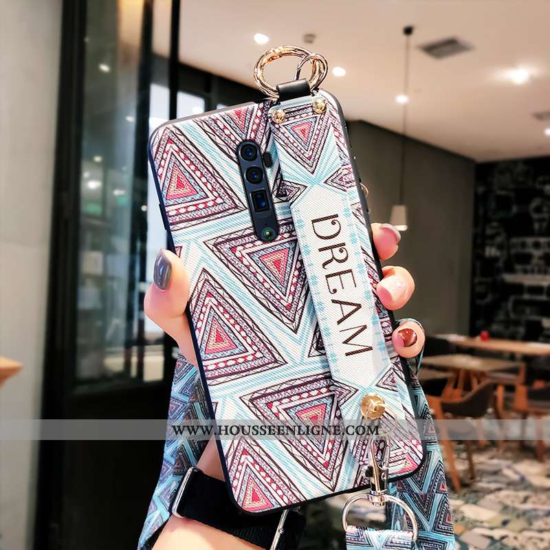 Étui Oppo Reno 10x Zoom Ornements Suspendus Fluide Doux Support Téléphone Portable Haute Ethnique Ro
