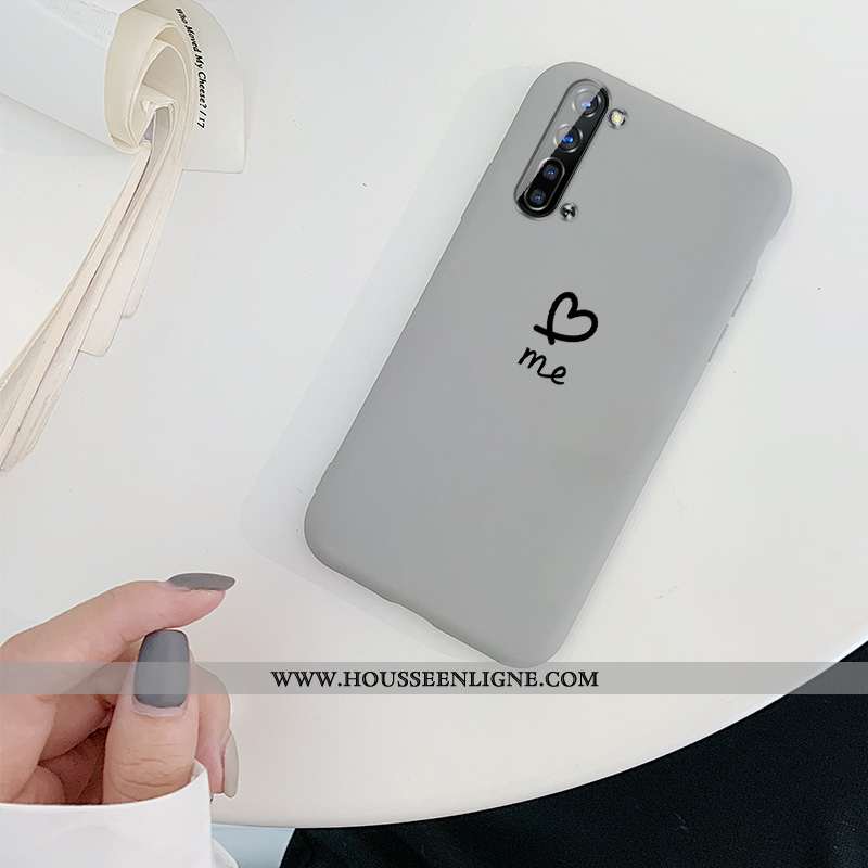 Étui Oppo Reno 3 Personnalité Créatif Nouveau Gris Tendance Net Rouge Simple