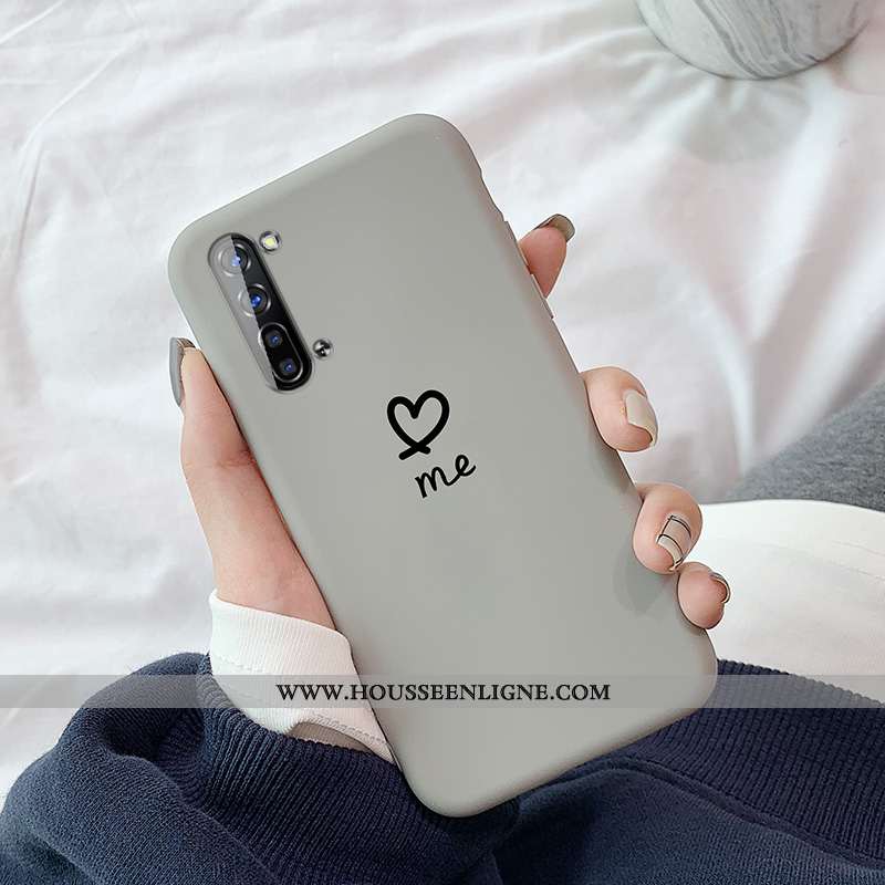 Étui Oppo Reno 3 Personnalité Créatif Nouveau Gris Tendance Net Rouge Simple