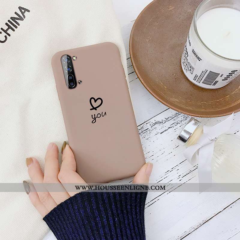 Étui Oppo Reno 3 Personnalité Créatif Nouveau Gris Tendance Net Rouge Simple