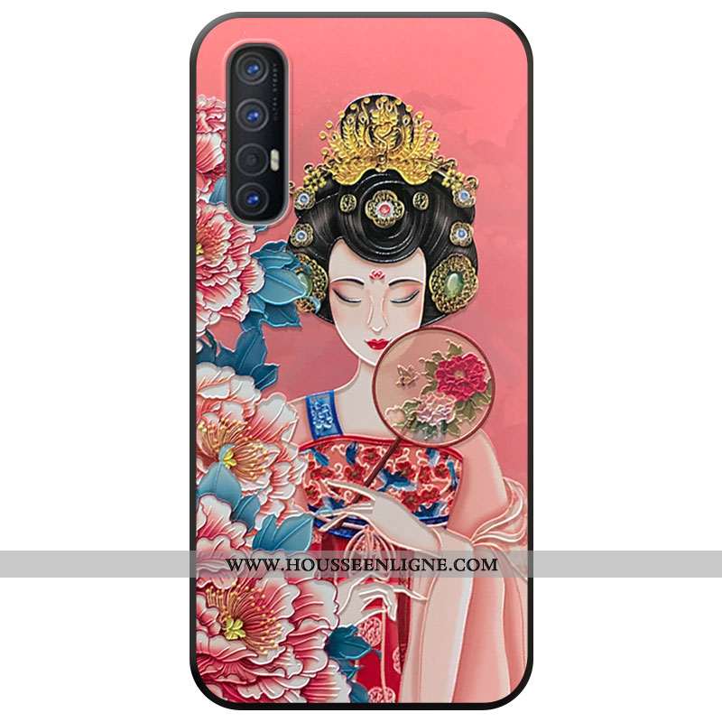 Étui Oppo Reno 3 Pro Protection Téléphone Portable Vent Nouveau Rose Coque