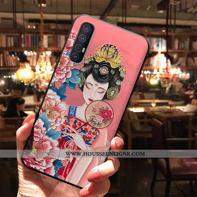 Étui Oppo Reno 3 Pro Protection Téléphone Portable Vent Nouveau Rose Coque