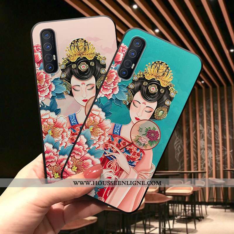Étui Oppo Reno 3 Pro Protection Téléphone Portable Vent Nouveau Rose Coque