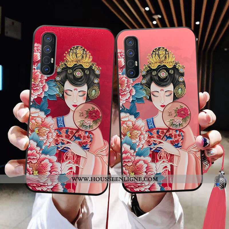 Étui Oppo Reno 3 Pro Protection Téléphone Portable Vent Nouveau Rose Coque