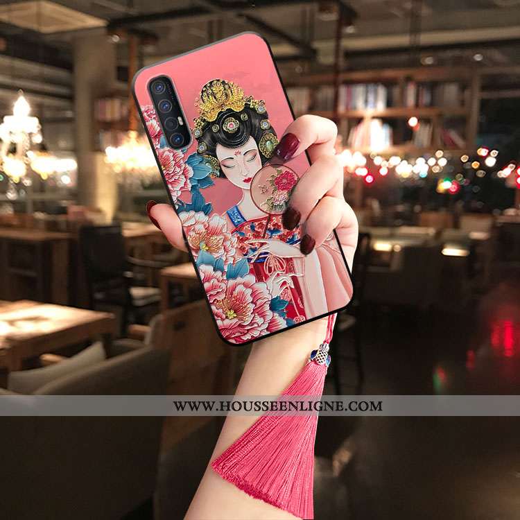 Étui Oppo Reno 3 Pro Protection Téléphone Portable Vent Nouveau Rose Coque