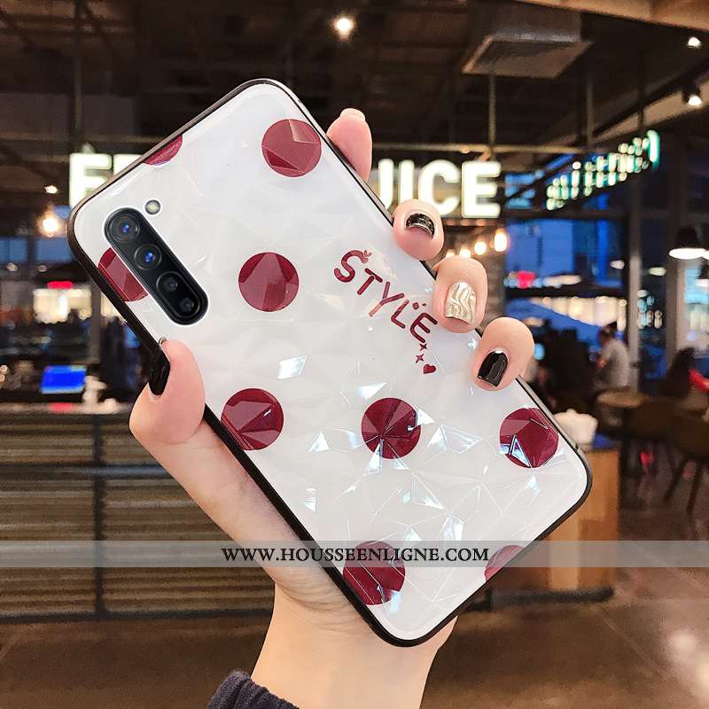 Étui Oppo Reno 3 Pro Ultra Légère Téléphone Portable Délavé En Daim Tout Compris Coque Rouge