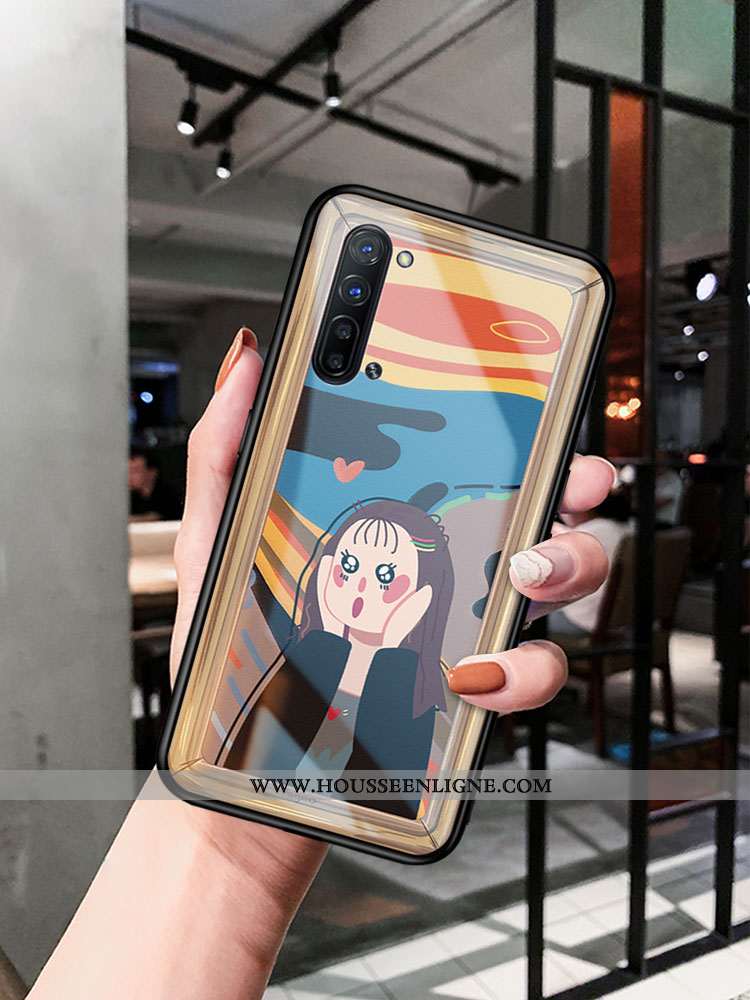 Étui Oppo Reno 3 Vintage Original Art Peinture À L'huile Rouge Silicone