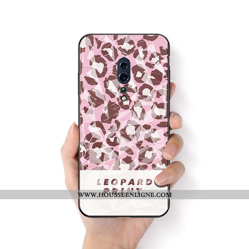 Étui Oppo Reno Z Ornements Suspendus Personnalité Léopard Téléphone Portable Créatif Protection Sili