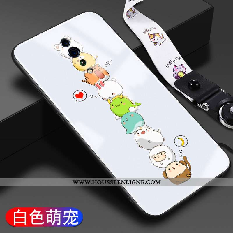 Étui Oppo Reno Z Protection Verre Légère Coque Tendance Personnalité Charmant Verte