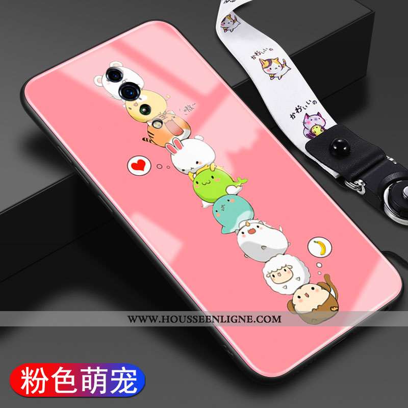 Étui Oppo Reno Z Protection Verre Légère Coque Tendance Personnalité Charmant Verte