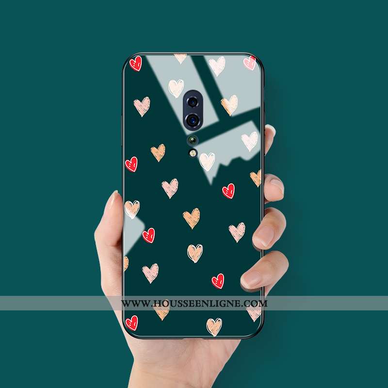Étui Oppo Reno Z Silicone Protection Fluide Doux Légère Verre Coque Tout Compris Rose