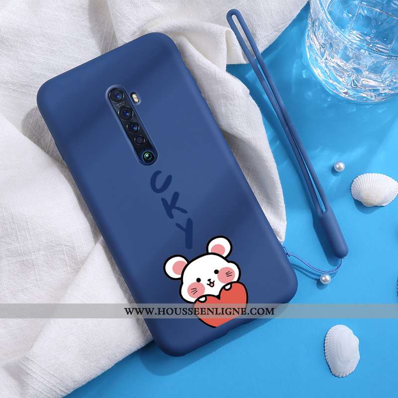 Étui Oppo Reno2 Mode Protection Personnalité Coque Amoureux Incassable Verte