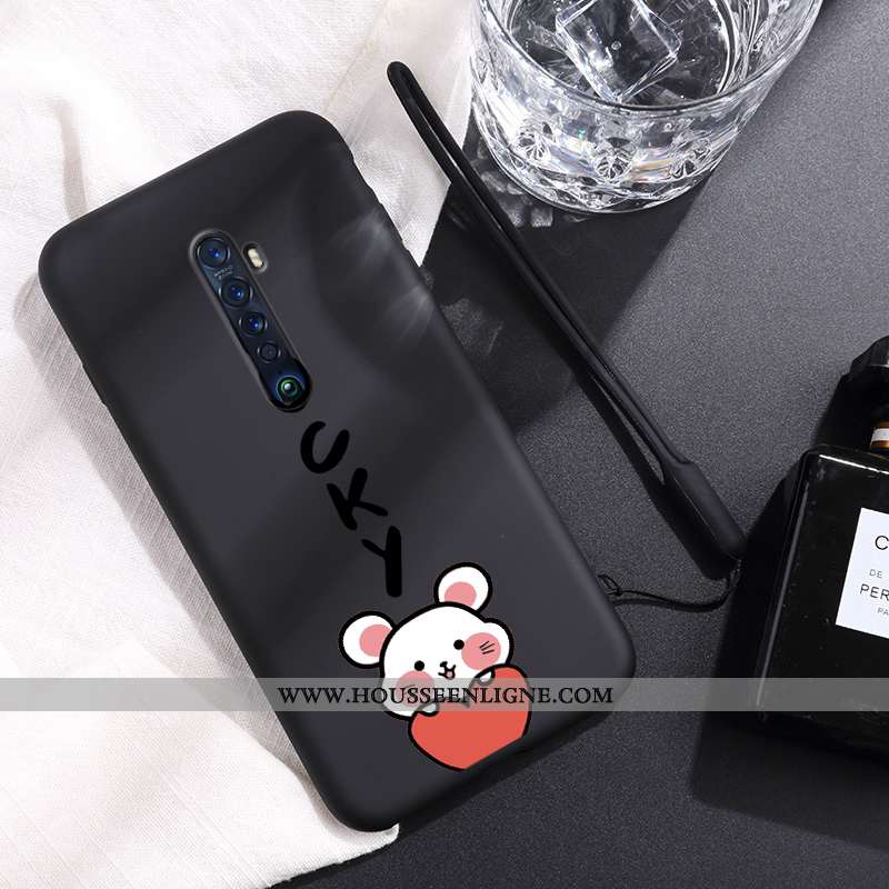 Étui Oppo Reno2 Mode Protection Personnalité Coque Amoureux Incassable Verte