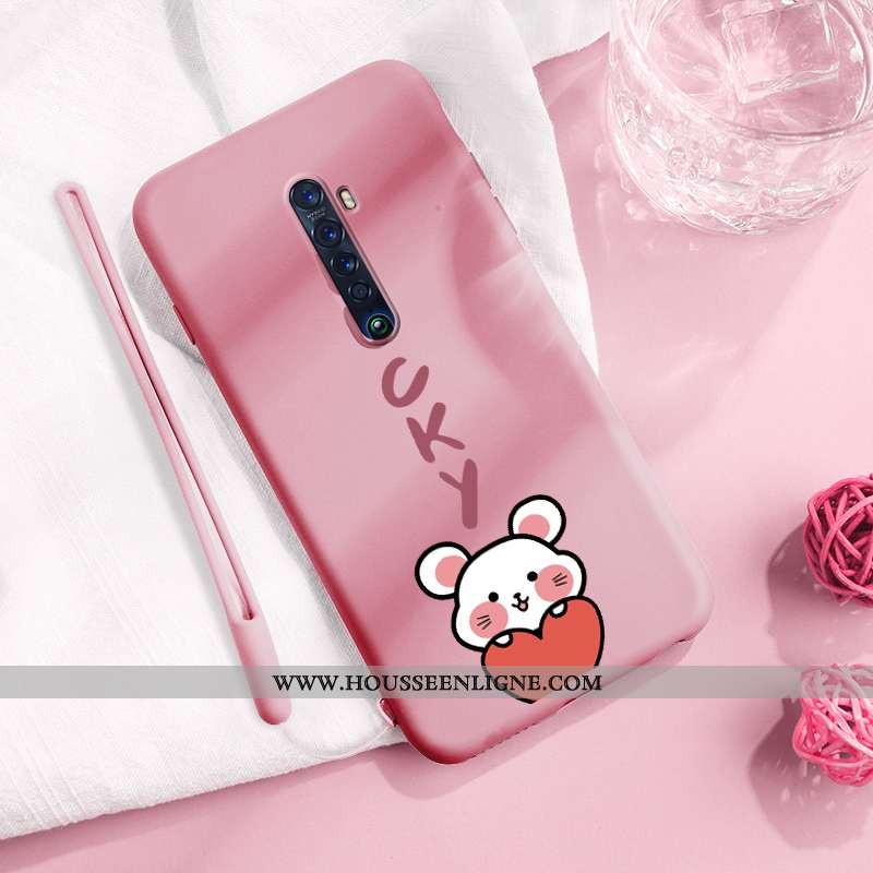 Étui Oppo Reno2 Mode Protection Personnalité Coque Amoureux Incassable Verte