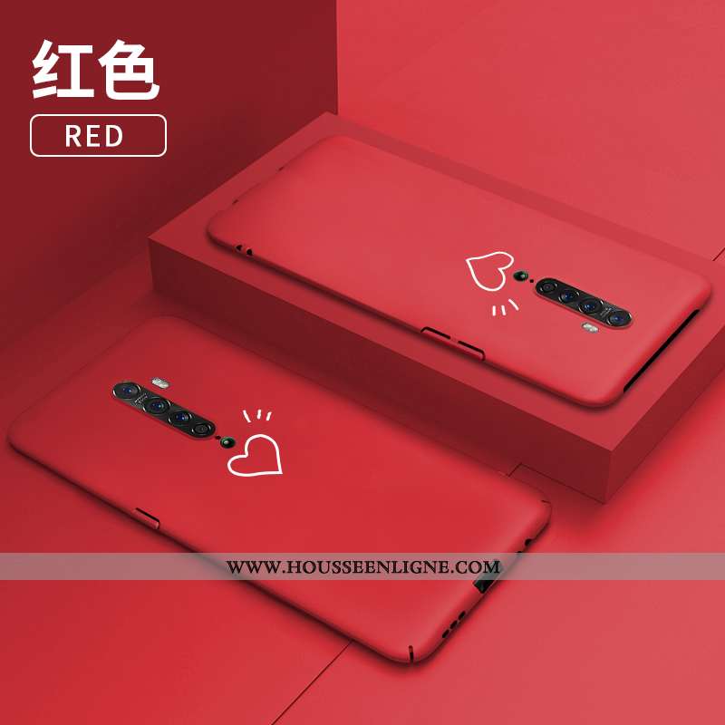 Étui Oppo Reno2 Tendance Légère Créatif Coque Protection Délavé En Daim Luxe Jaune