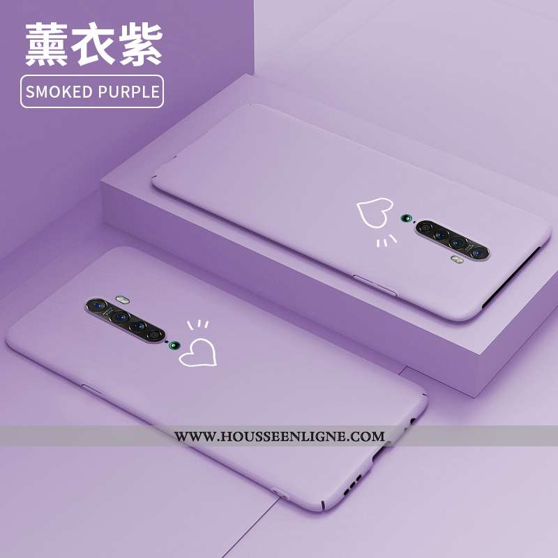 Étui Oppo Reno2 Tendance Légère Créatif Coque Protection Délavé En Daim Luxe Jaune