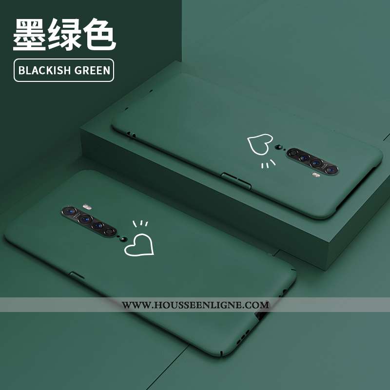 Étui Oppo Reno2 Tendance Légère Créatif Coque Protection Délavé En Daim Luxe Jaune