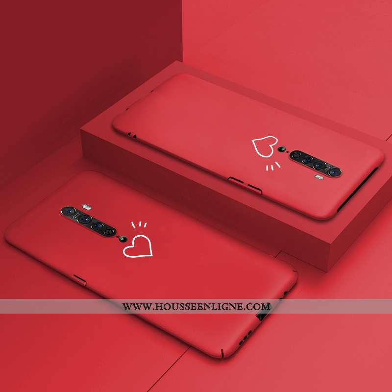 Étui Oppo Reno2 Tendance Légère Créatif Coque Protection Délavé En Daim Luxe Jaune