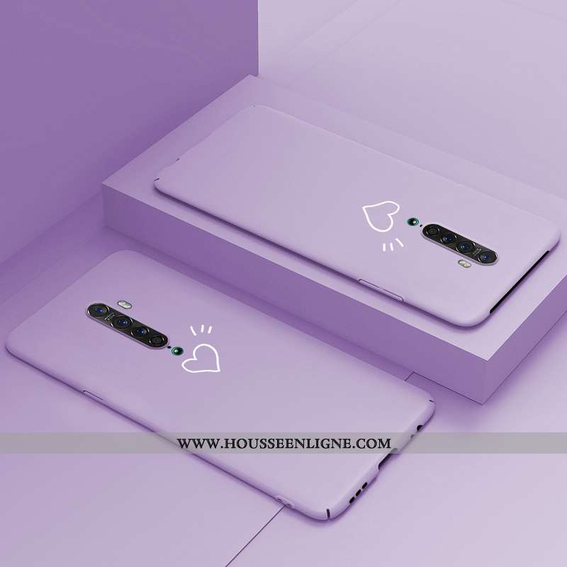 Étui Oppo Reno2 Tendance Légère Créatif Coque Protection Délavé En Daim Luxe Jaune
