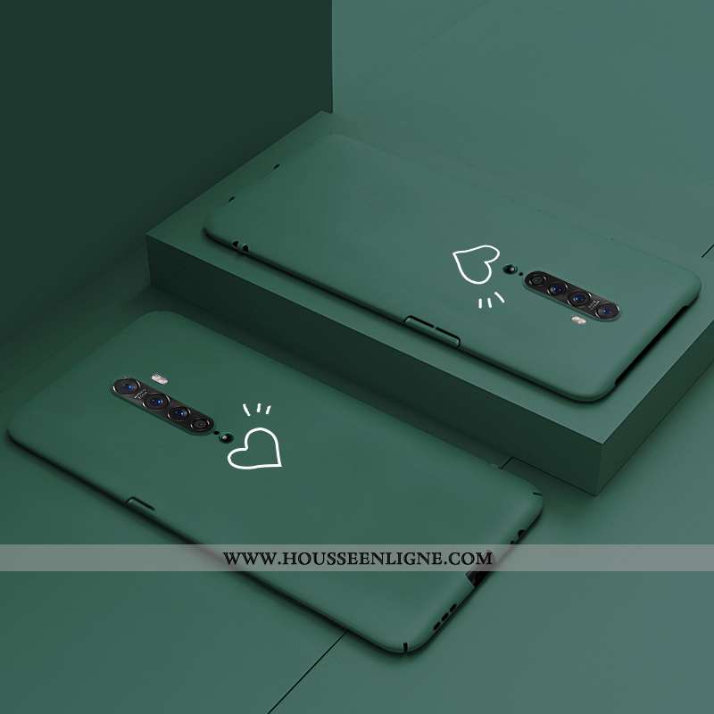Étui Oppo Reno2 Tendance Légère Créatif Coque Protection Délavé En Daim Luxe Jaune