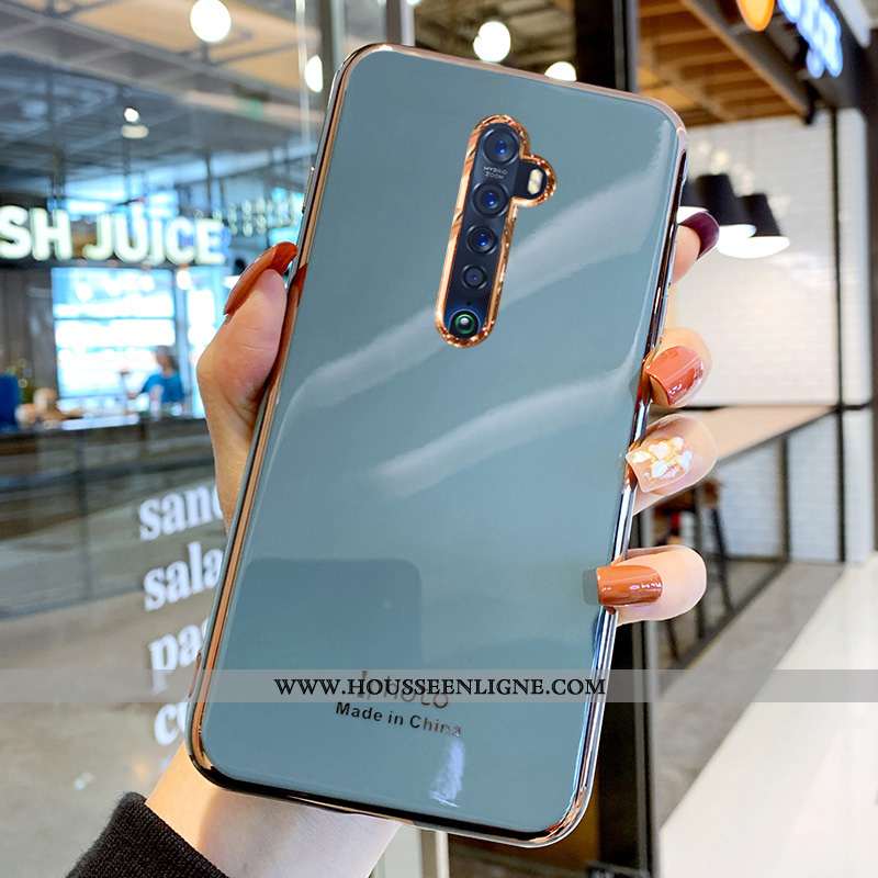 Étui Oppo Reno2 Z Fluide Doux Silicone Protection Incassable Net Rouge Vert Tout Compris Verte