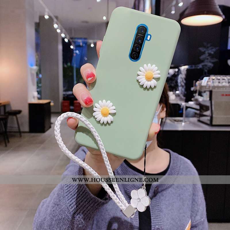 Étui Oppo Reno2 Z Légère Silicone Légères Téléphone Portable Amoureux Blanc Coque Blanche