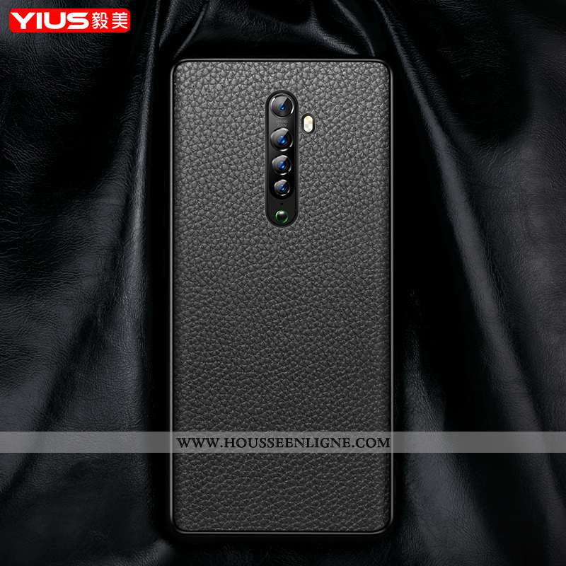 Étui Oppo Reno2 Z Modèle Fleurie Protection Litchi Coque Business Téléphone Portable Tout Compris No