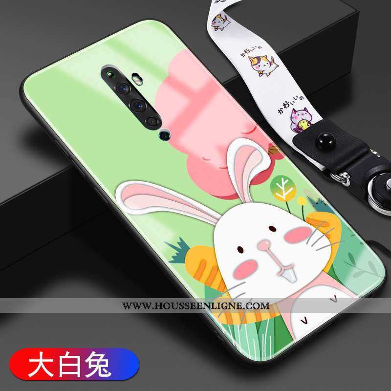 Étui Oppo Reno2 Z Protection Verre Tendance Fluide Doux Téléphone Portable Coque Incassable Jaune