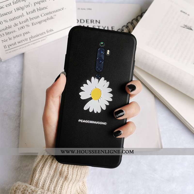 Étui Oppo Reno2 Z Silicone Protection Fluide Doux Téléphone Portable Tout Compris Gaufrage Incassabl