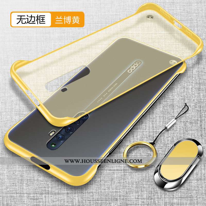 Étui Oppo Reno2 Z Tendance Fluide Doux Coque Silicone Incassable Noir