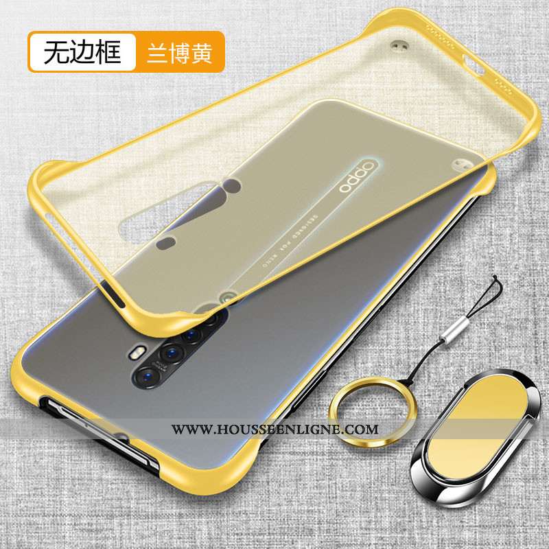 Étui Oppo Reno2 Z Tendance Fluide Doux Coque Silicone Incassable Noir