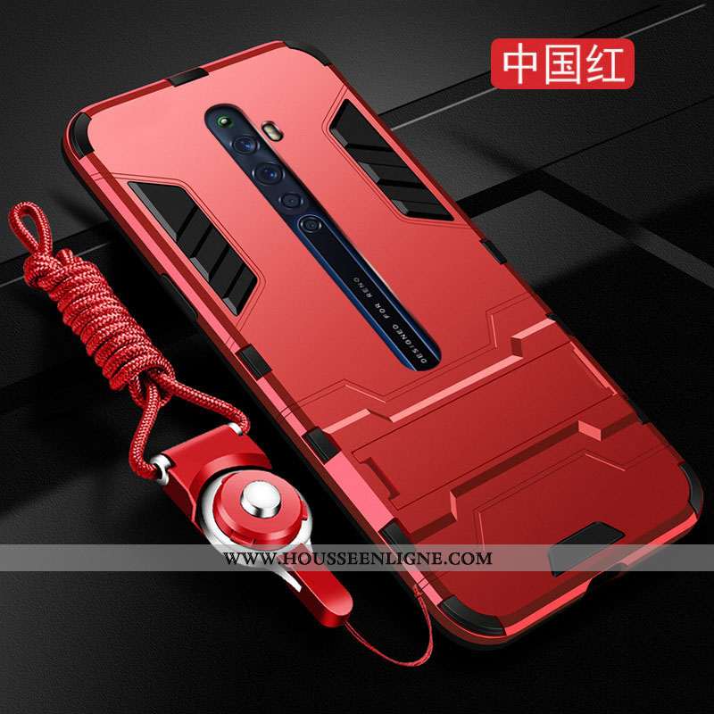 Étui Oppo Reno2 Z Tendance Fluide Doux Délavé En Daim Silicone Protection Coque Tout Compris Bleu